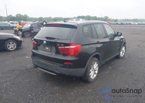 2014 BMW X3 xDrive28I из США, поврежденный, VIN 5UXWX9C53E0D24893